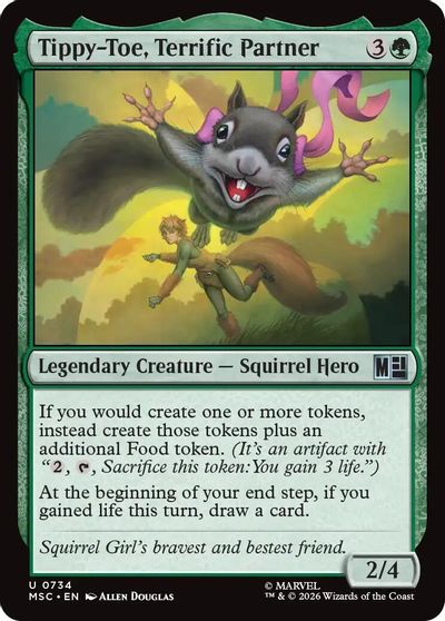 Tippy-Toe, Terrific Partner card art