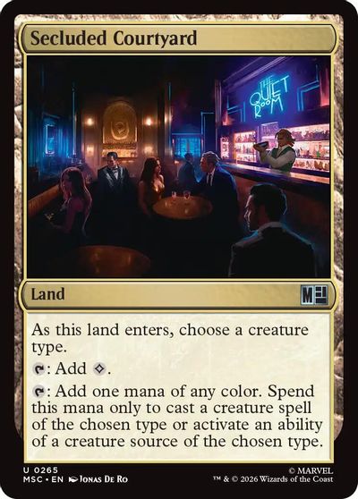 Secluded Courtyard card art
