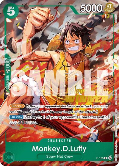 Monkey.D.Luffy (OP16 Release Event Winner) card art