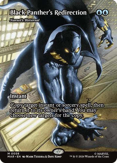 Black Panther's Redirection - Narset's Reversal (Borderless) card art