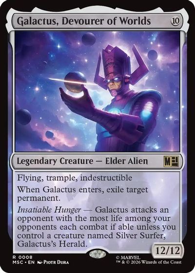 Galactus, Devourer of Worlds (Surge Foil) card art