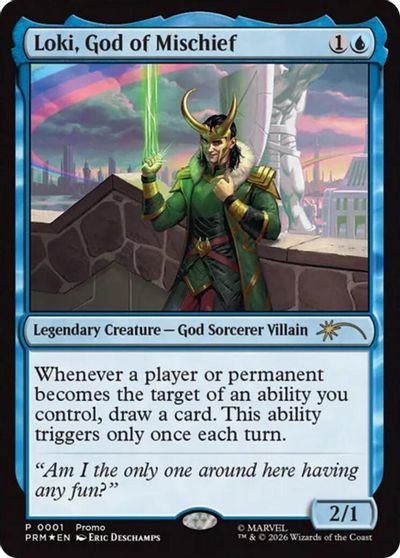 Loki, God of Mischief card art