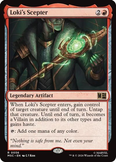 Loki's Scepter (Surge Foil) card art