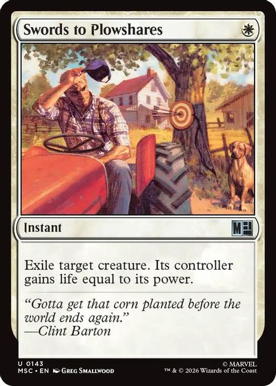 Swords to Plowshares (Surge Foil) card art