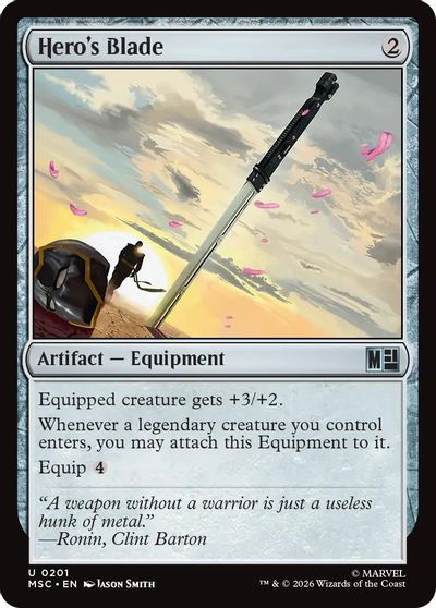 Hero's Blade (Surge Foil) card art