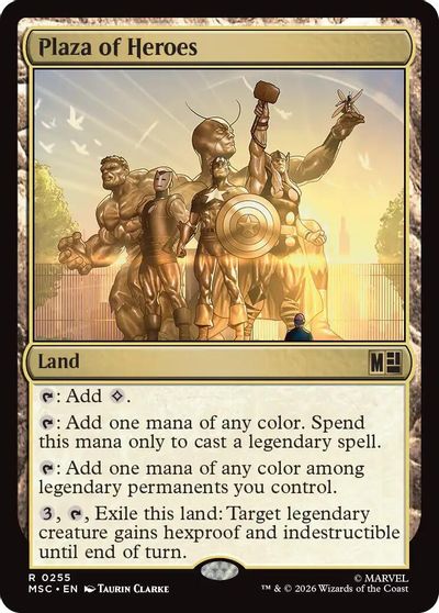 Plaza of Heroes (Surge Foil) card art