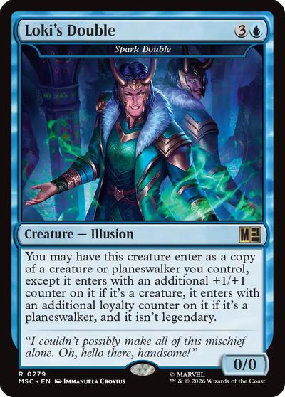 Loki's Double - Spark Double (Surge Foil) card art