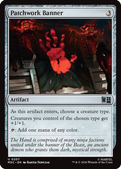 Patchwork Banner (Surge Foil) card art