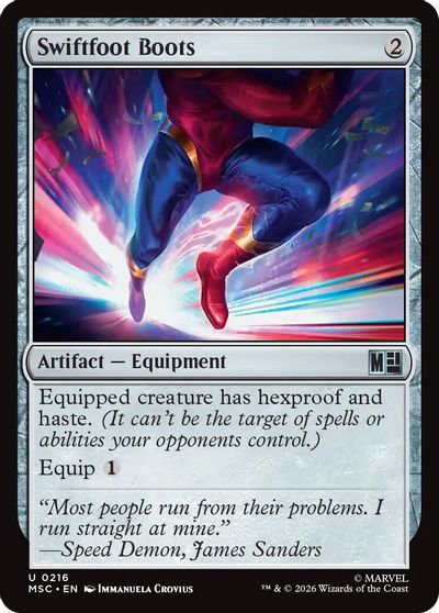 Swiftfoot Boots (Surge Foil) card art