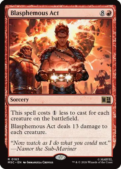 Blasphemous Act (Surge Foil) card art