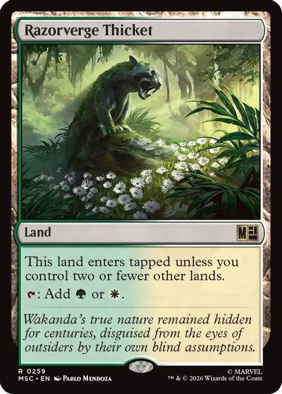 Razorverge Thicket card art