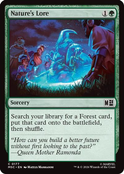 Nature's Lore (Surge Foil) card art