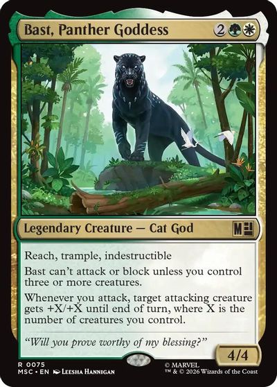 Bast, Panther Goddess (Surge Foil) card art