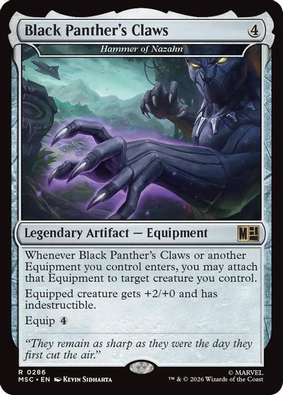 Black Panther's Claws - Hammer of Nazahn (Surge Foil) card art