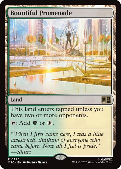 Bountiful Promenade (Surge Foil) card art