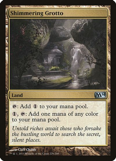Shimmering Grotto card art