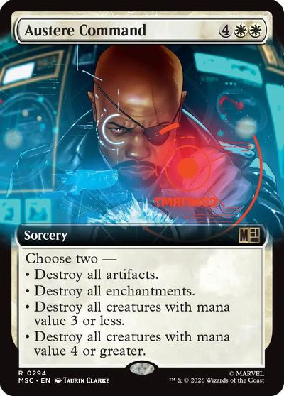 Austere Command (Extended Art) card art