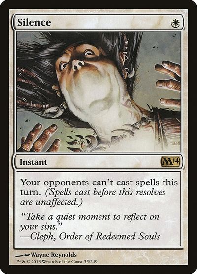 Silence card art