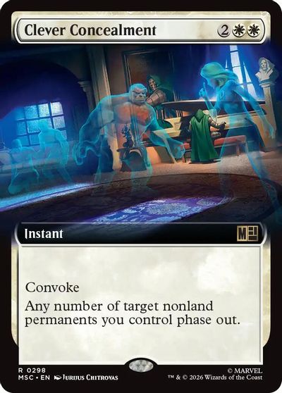 Clever Concealment (Extended Art) card art