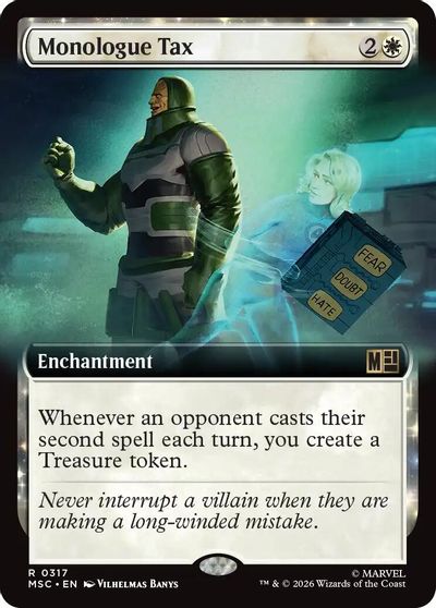 Monologue Tax (Extended Art) card art