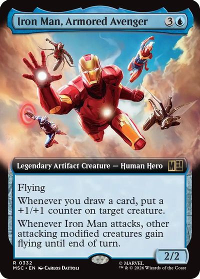 Iron Man, Armored Avenger (Extended Art) card art