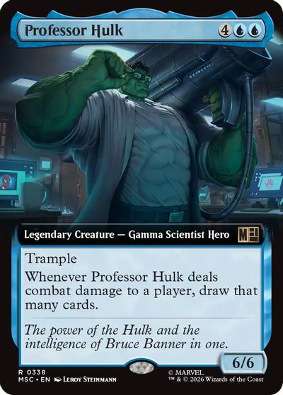 Professor Hulk (Extended Art) card art