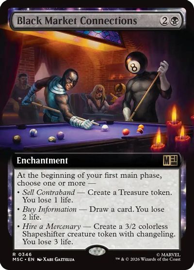 Black Market Connections (Extended Art) card art