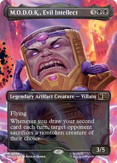 M.O.D.O.K., Evil Intellect (Borderless) card art