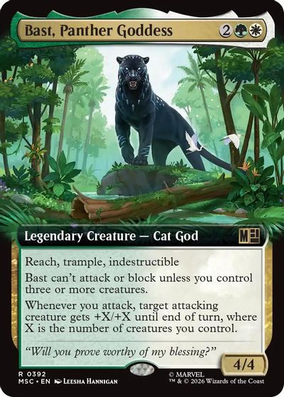 Bast, Panther Goddess (Extended Art) card art
