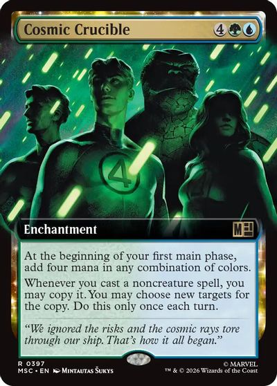 Cosmic Crucible (Extended Art) card art
