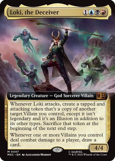 Loki, the Deceiver (Extended Art) card art