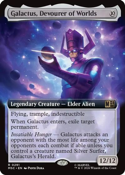 Galactus, Devourer of Worlds (Extended Art) card art