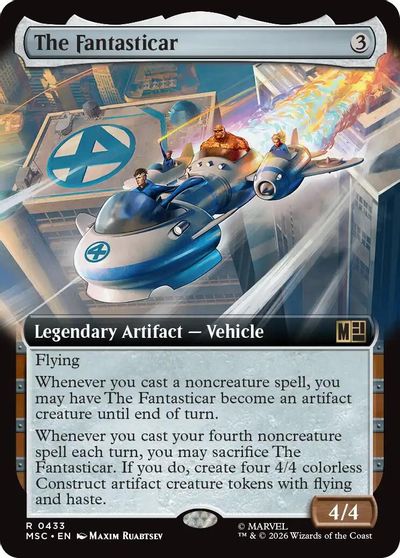 The Fantasticar (Extended Art) card art