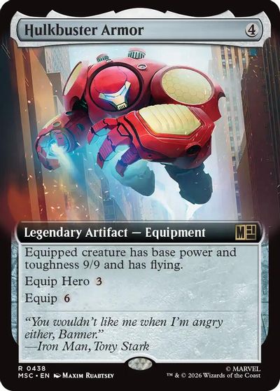 Hulkbuster Armor (Extended Art) card art