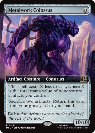 Metalwork Colossus (Extended Art) card art
