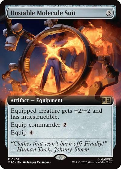 Unstable Molecule Suit (Extended Art) card art