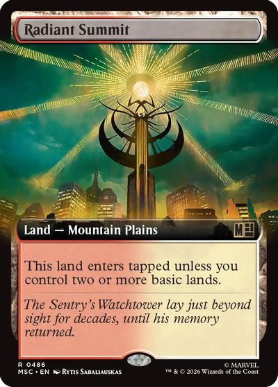 Radiant Summit (Extended Art) card art