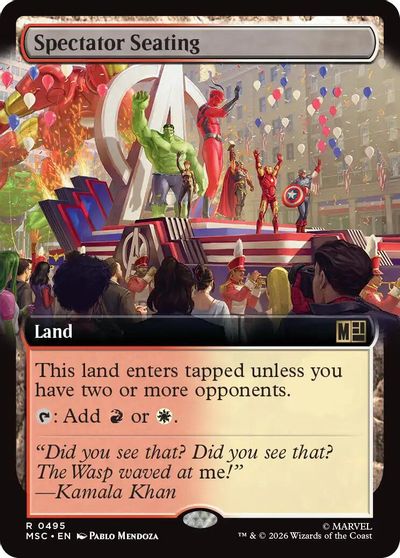 Spectator Seating (Extended Art) card art