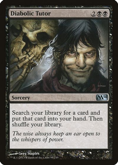 Diabolic Tutor card art