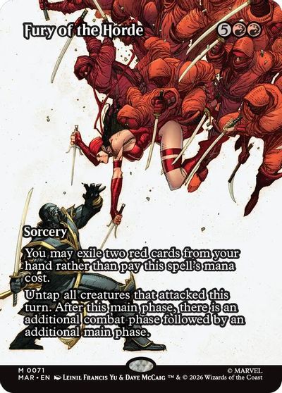 Fury of the Horde (Borderless) card art