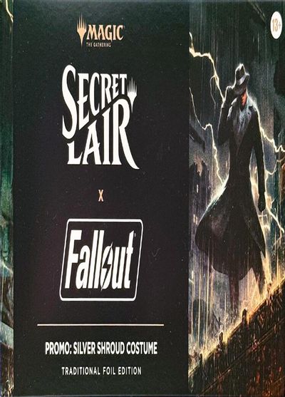 Secret Lair Drop: Secret Lair x Fallout: Promo - Silver Shroud Costume - Traditional Foil Edition card art