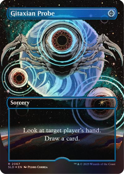 Gitaxian Probe (2067) (Rainbow Foil) card art