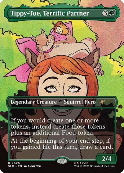 Tippy-Toe, Terrific Partner card art
