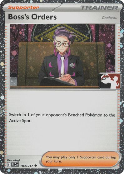 Boss's Orders [Corbeau] - 183/217 (Cosmos Holo) card art