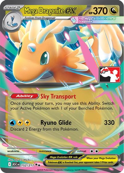 Mega Dragonite ex - 152/217 card art