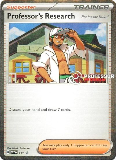 Professor's Research [Professor Kukui] - 222 card art