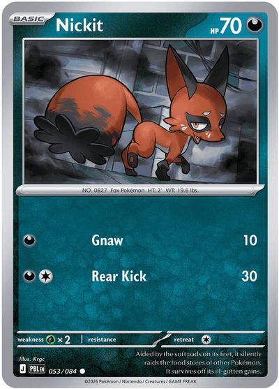 Nickit card art