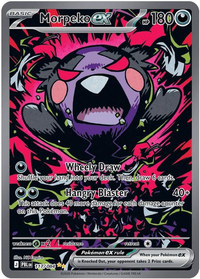 Morpeko ex - 117/084 card art