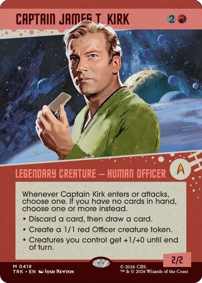 Captain James T. Kirk (Showcase) card art