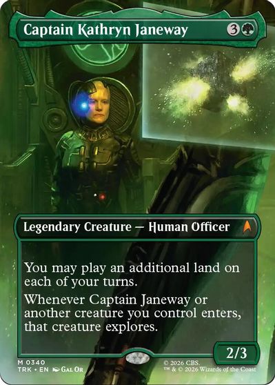 Captain Kathryn Janeway (Borderless) card art